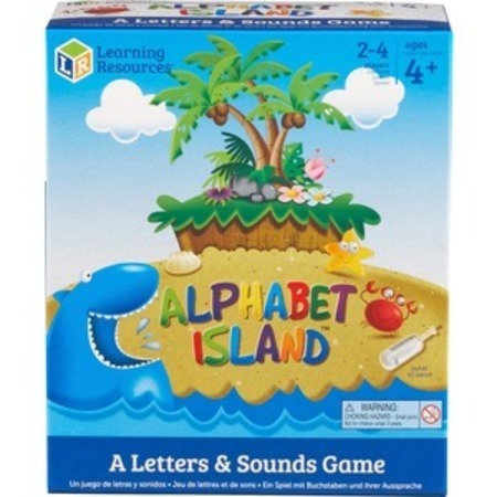 LEARNING RESOURCES Game, Alphabet Island, 4+ LRN5022